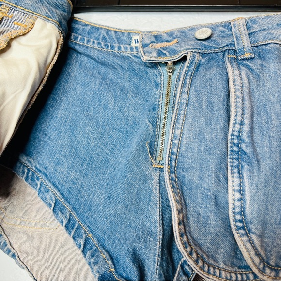 We The Free Prince Street Denim Shorts Size 26 A1 - Picture 6 of 6